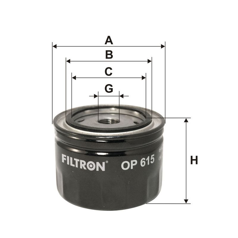 Õlifilter, FILTRON OP 615