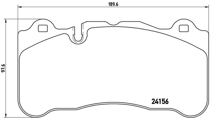 BREMBO P50078 Diskinių stabdžių kaladėlių komplektas
