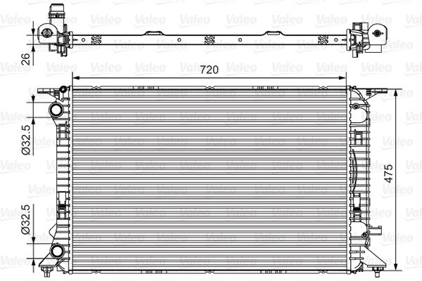 VALEO Radiateur 735471