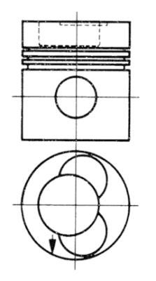 Product Image - Zuiger - 92581610 - KOLBENSCHMIDT