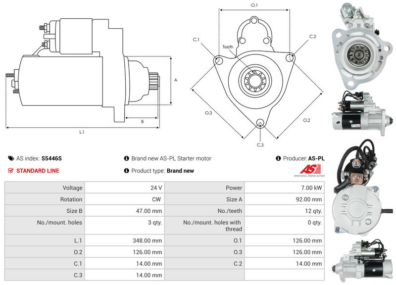 AS-PL S5446S Starter