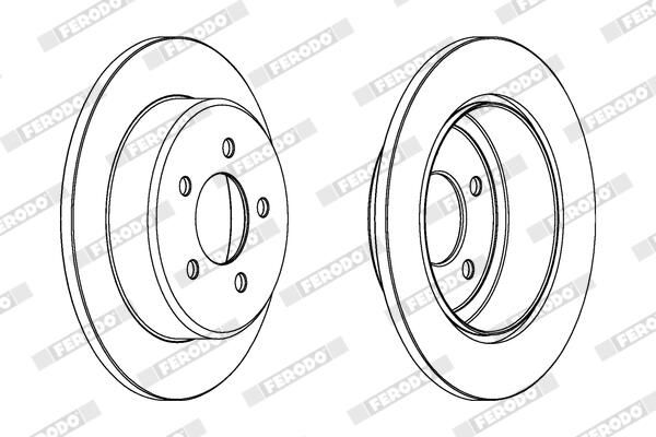 FERODO DDF1492 Brake Disc