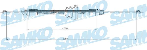 Тросовий привод, стоянкове гальмо, Samko C0746B