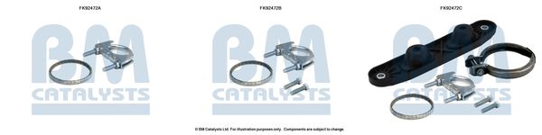 BM CATALYSTS szerelőkészlet, katalizátor FK92472
