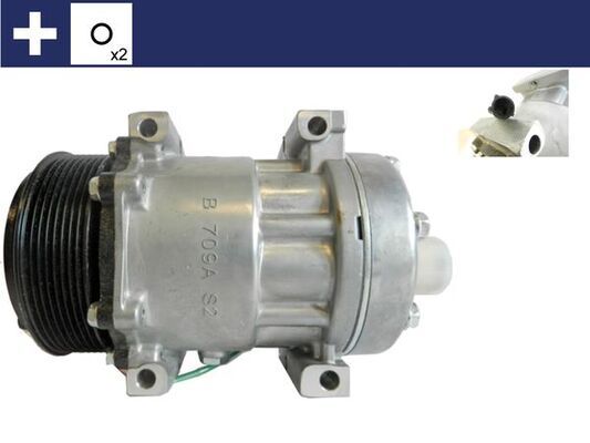 Product Image - Compressor, airconditioning - ACP392000S - MAHLE