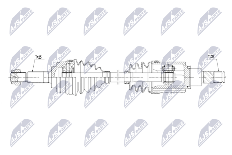 NTY NPW-NS-210 Drive Shaft