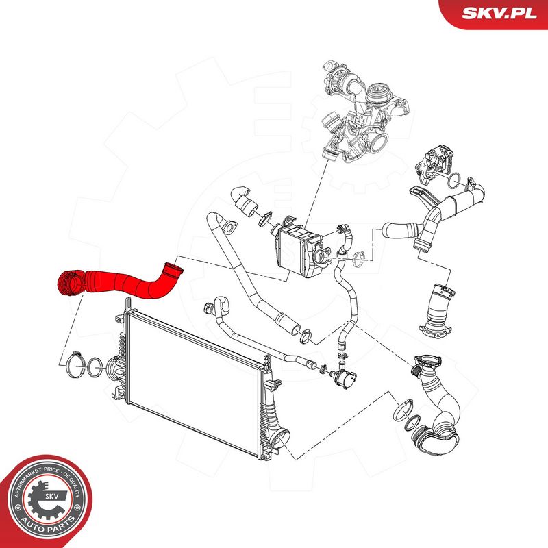 Laadimisõhu voolik, ESEN SKV 54SKV163