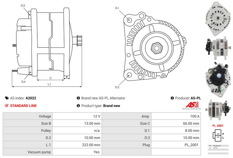 Generaator, AS-PL A2022