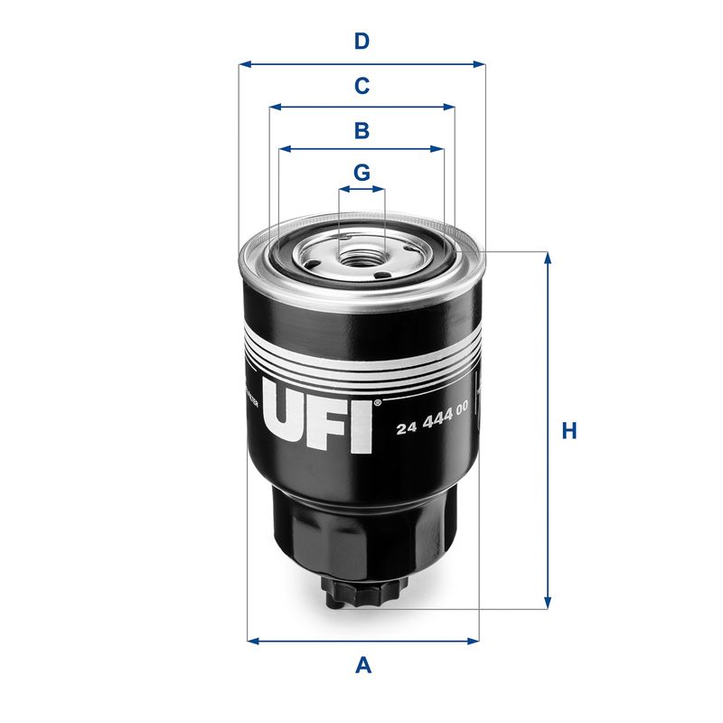 UFI Üzemanyagszűrő 24.444.00