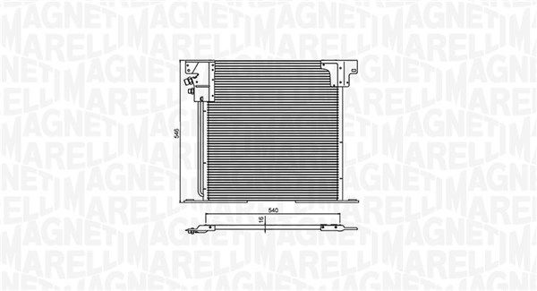 Конденсатор, система кондиціонування повітря, Magneti Marelli 350203903000