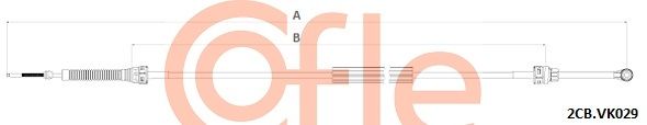 Тросовий привод, коробка передач, Cofle 92.2CB.VK029