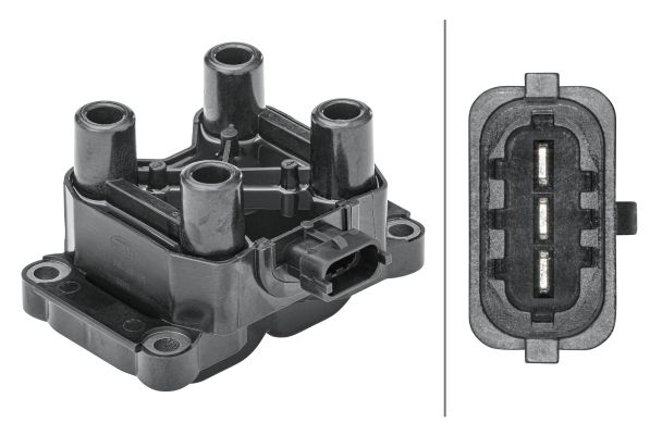 HELLA gyújtótekercs 5DA 358 168-491