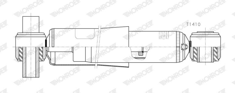 tlumič pérování SCANIA L, P, G, R, S př. (16-) T1410