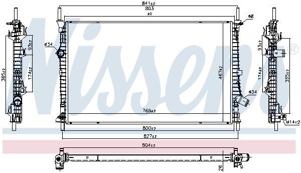 NISSENS 607247 Cooling Module