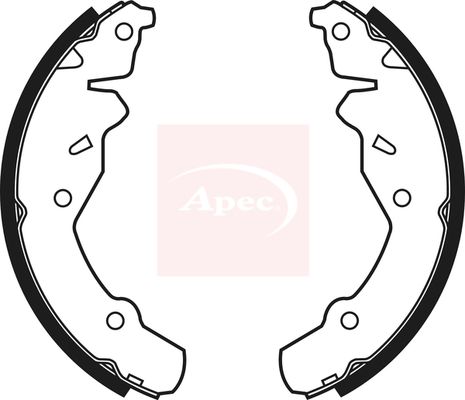 APEC Brake Shoe Set SHU628