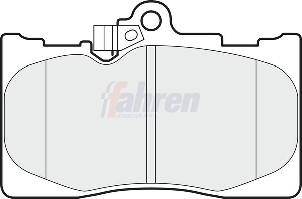 Fahren Brake Pad Set, disc brake FBP4265