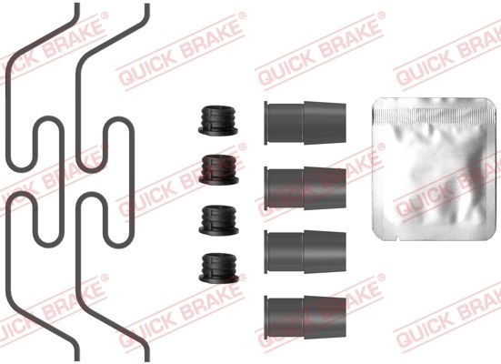 Комплект приладдя, накладка дискового гальма, Quick Brake 109-0086