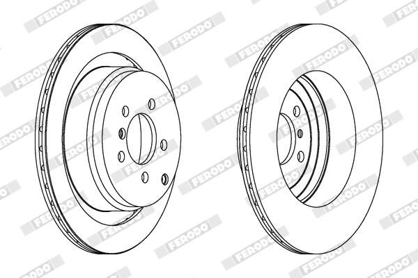 FERODO DDF1437C-1 Brake Disc