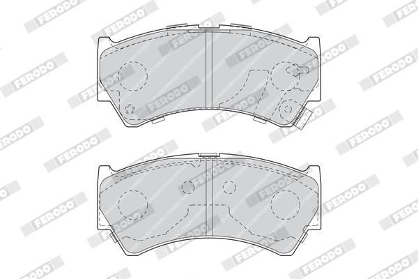 FERODO Plaquettes de frein à disque FDB1551