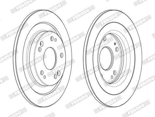 FERODO DDF2474C Brake Disc