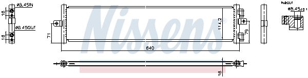 NISSENS Condensor, airconditioning 941309