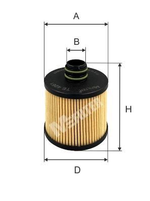 Оливний фільтр, Mfilter TE4061