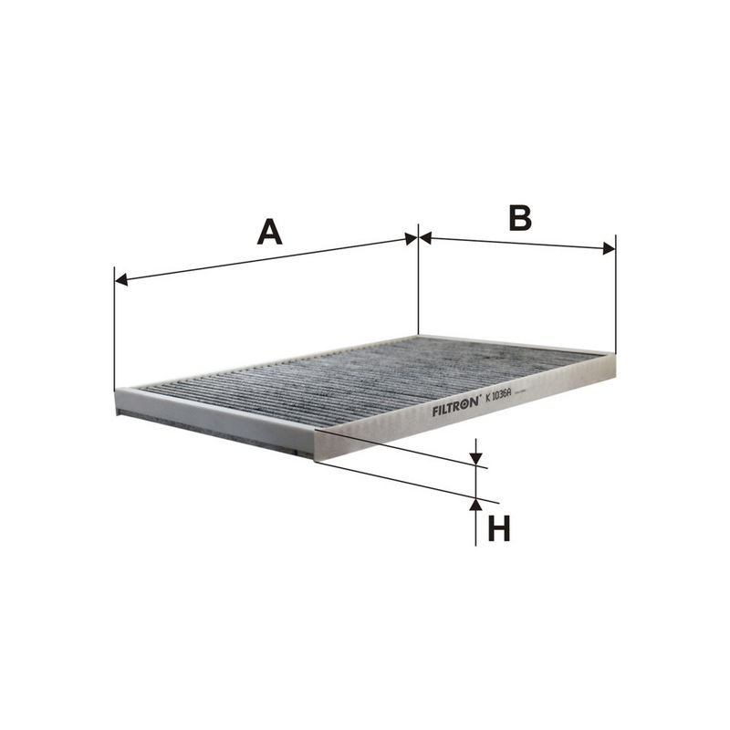 Cabinefilter met actieve kool past: AUDI A6 C4 1.8-4.2 06.94-12.97