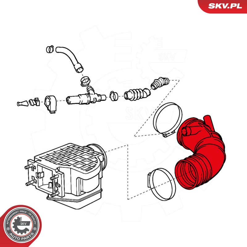 Õhutoru, õhufilter, ESEN SKV 24SKV409