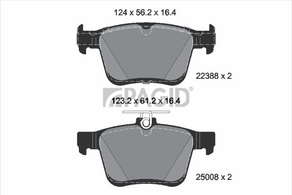 Souprava brzd, kotoučová brzda T2927N-56000N-00