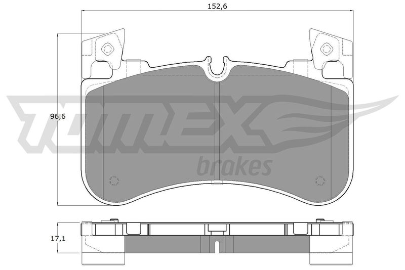 TOMEX Brakes fékbetétkészlet, tárcsafék TX 19-53