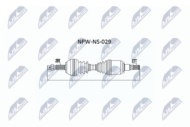 NTY hajtótengely NPW-NS-029