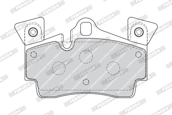 FERODO FDB1835 Brake Pad Set, disc brake