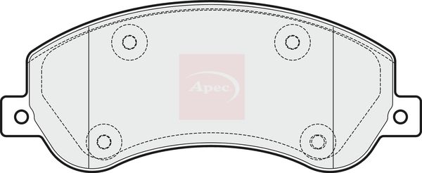 APEC Brake Pad Set, disc brake PAD1816