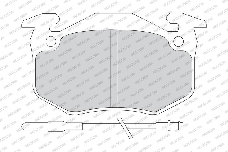 FERODO Plaquettes de frein à disque FDB440
