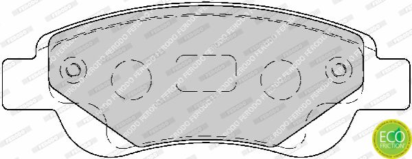 FERODO FDB1790 Brake Pad Set, disc brake