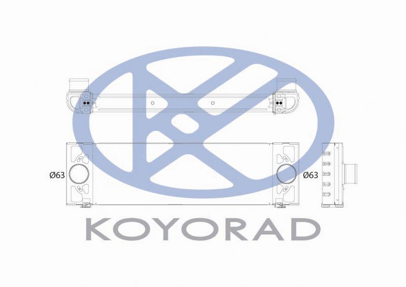 Intercooler, compresor KOYORAD IA320195