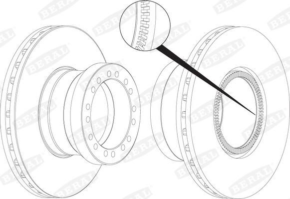 BERAL Remschijf