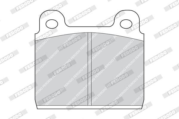 FERODO FVR84 Brake Pad Set, disc brake