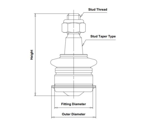 CB0176 CTR Кульова опора CBM-8 - Фото 5