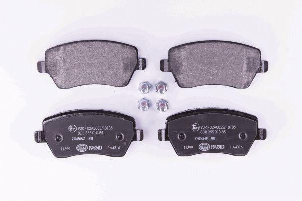 HELLA 8DB 355 010-851 Brake Pad Set, disc brake