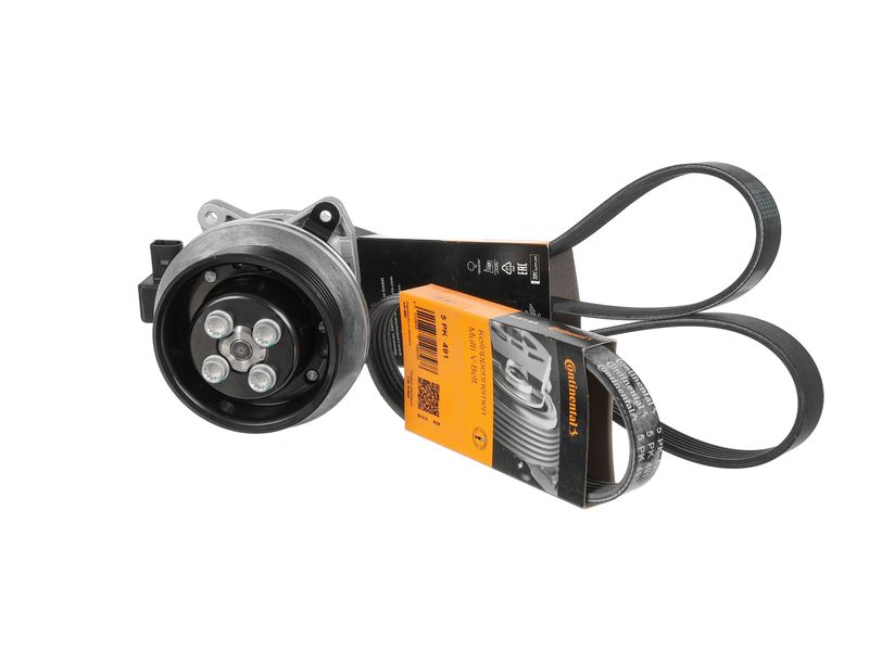 Product Image - Waterpomp + multi v-riemset - PW0010 - ET ENGINETEAM