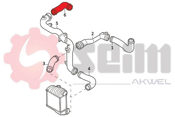 SEIM 981926 Charge Air Hose