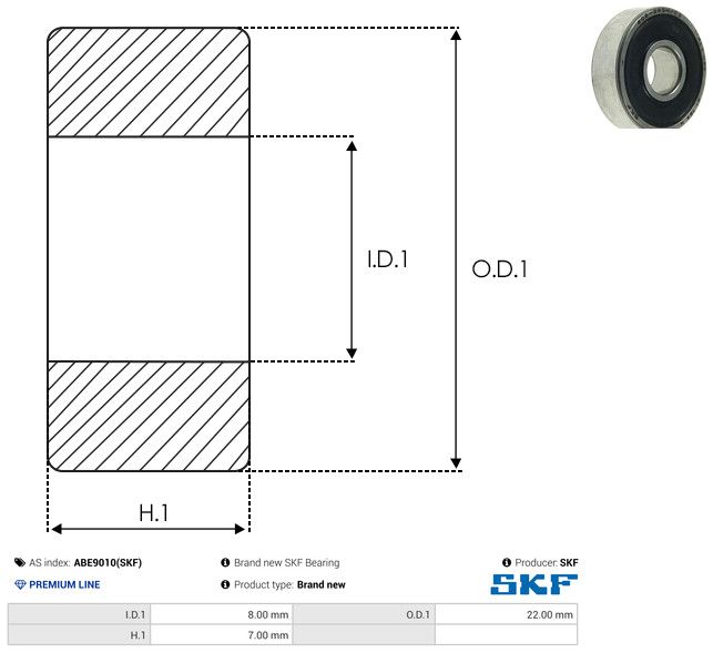 AS-PL ABE9010(SKF) Bearing