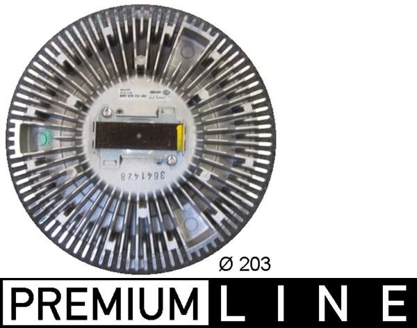 Product Image - Koppeling, radiateurventilator - CFC37000P - MAHLE