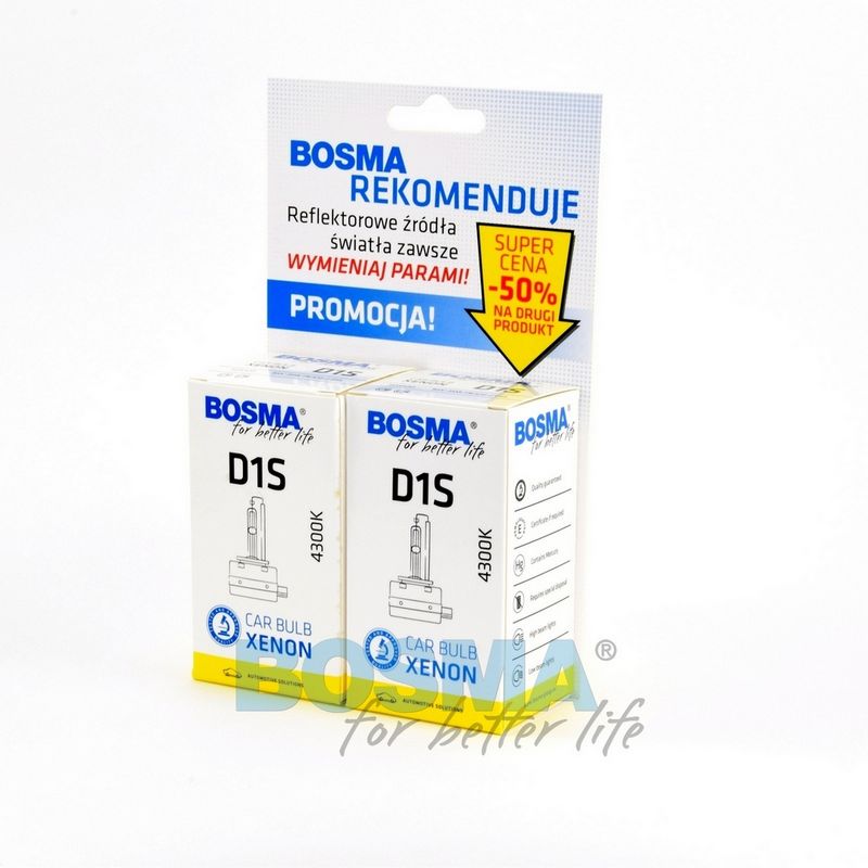 BOSMA 9495D - Lemputė D1S Xenon 85V 35W