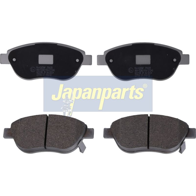 JAPANPARTS Stabdžių trinkelių rinkinys, diskinis stabdys