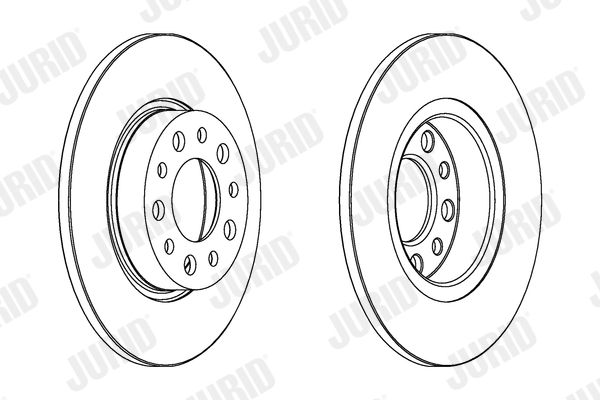 Гальмівний диск, Jurid 562501JC