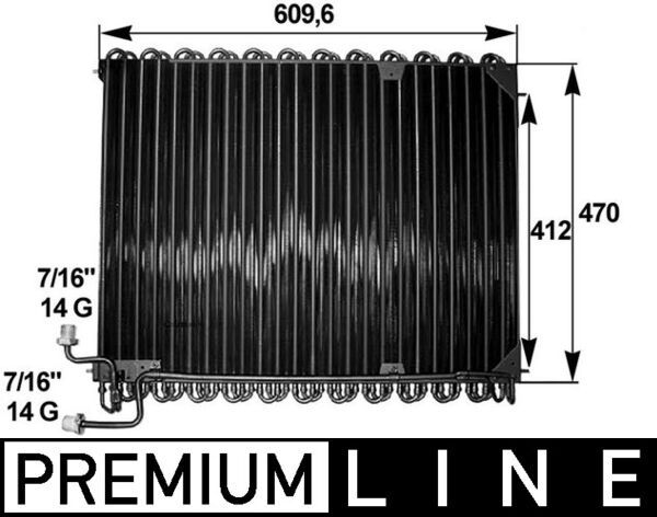 Product Image - Condensor, airconditioning - AC285000P - MAHLE