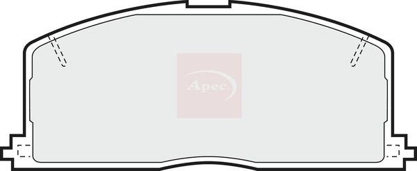 APEC Brake Pad Set, disc brake PAD421