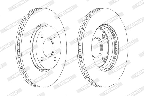 Гальмівний диск, Ferodo DDF1940